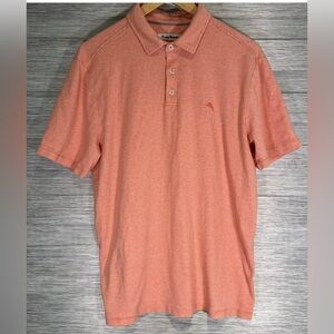 Tommy Bahama Mens Shirt M Medium Polo Logo Casual Pullover 100% cotton